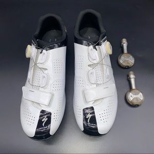 Specialized Expert Cycling Shoes with Pedals Men’s Size 11.5 Black White